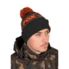 CAPPELLO - FOX - COLLECTION BOBBLE HAT Black/Orange