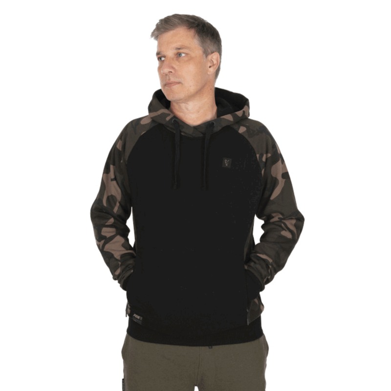 FELPA - FOX - PULLOVER PREMIUM 310 HOODY Black / Camo - immagine 2