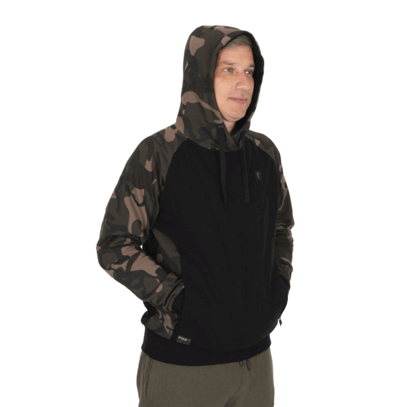 FELPA - FOX - PULLOVER PREMIUM 310 HOODY Black / Camo - immagine 7
