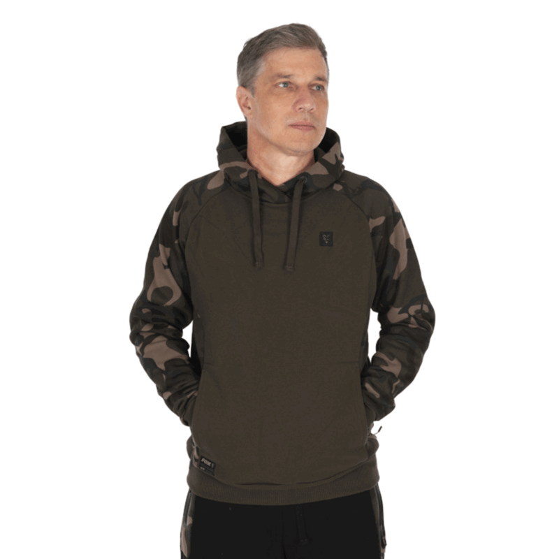 FELPA - FOX - PULLOVER PREMIUM 310 HOODY Khaki / Camo - immagine 2