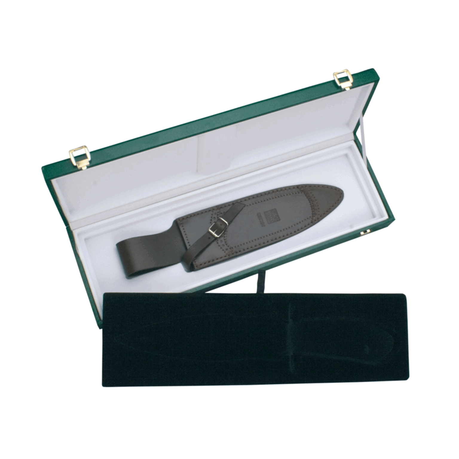 joker Coltello da caccia Aquila, con polsino in legno d'ulivo, lama 10,5 cm, include custodia in pelle, CO104 per la pesca, caccia, campeggio ed escursionismo