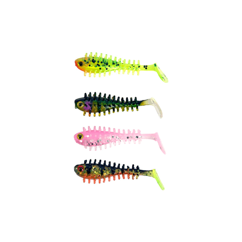 FOX RAGE - ULTRA UV SPIKEYFRY 4cm 1.5" MIXED (8PZ) - immagine 2