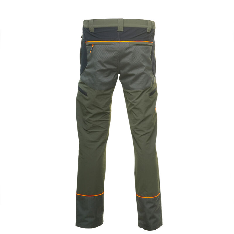 PANTALONE - RS HUNTING - T-108 CON PROTEZIONI Arancio Fluo - immagine 3
