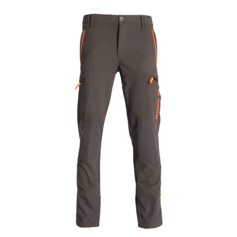PANTALONE - RS HUNTING - T-108 CON PROTEZIONI Arancio Fluo