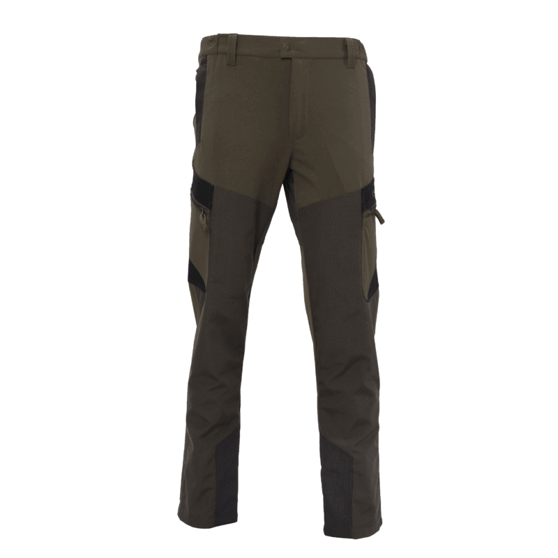PANTALONE - RS HUNTING - T-160 VERDE IN TESSUTO STRECK - immagine 2