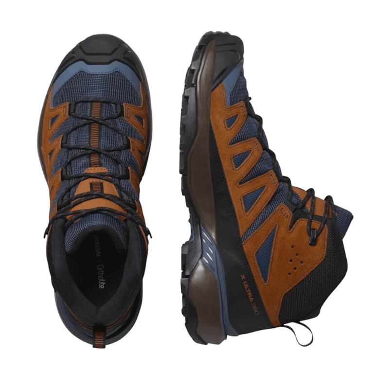 SALOMON - UOMO - X ULTRA 360 LTR MID GTX Blue Night / Caramel Cafe / Grisaille - immagine 2