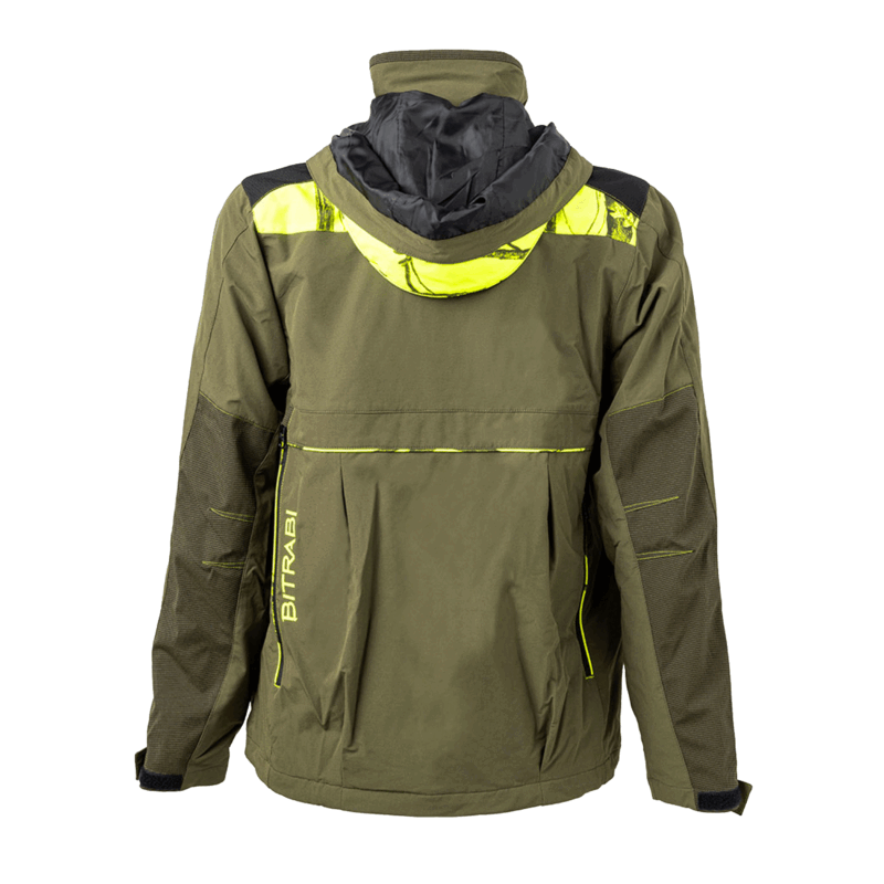 GIACCA - BITRABI - JAGUAR VERDE/GIALLA CON INSERTI IN CORDURA - immagine 2