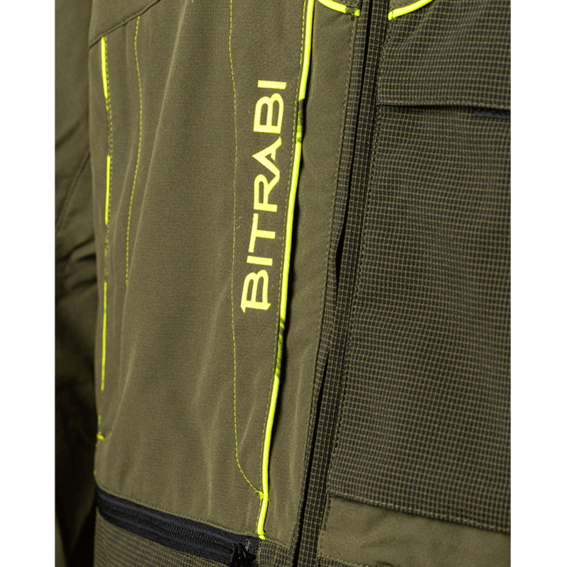 GIACCA - BITRABI - JAGUAR VERDE/GIALLA CON INSERTI IN CORDURA - immagine 5