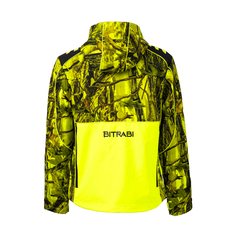 GIACCA/SOFTSHELL - BITRABI - TIGER GIALLO FLUO/CAMO - immagine 3