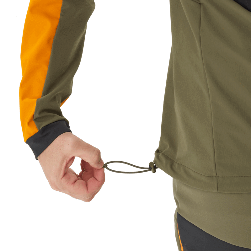 GIACCA/SOFTSHELL - MILLET - M WHITE SHIELD Black/Safran - immagine 10