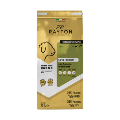 RAYTON - MAINTENANCE PRO ACTIVE SUPER PREMIUM 20kg (CON AGNELLO)
