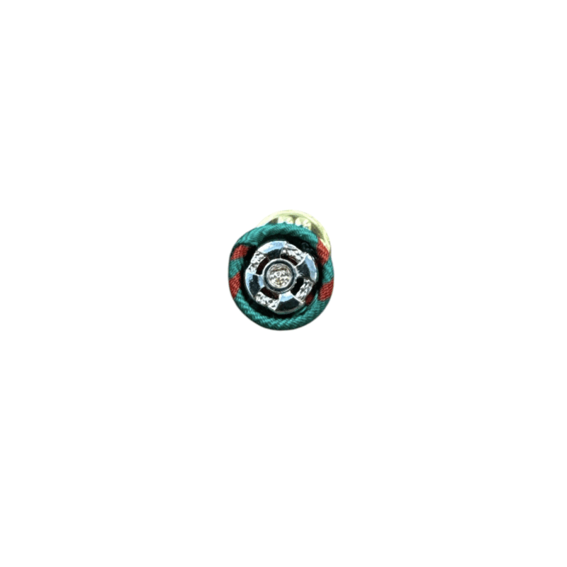 SPILLA DISTINTIVO CAVALIERE DELLA REPUBBLICA DA GIACCA (RICAMATA)