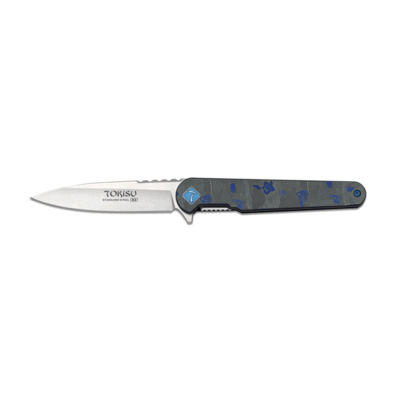 COLTELLO - TOKISU - D2 PENKNIFE Carbone fiber-G10