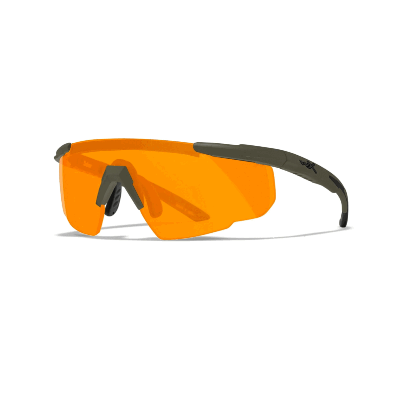 WILEY X - OCCHIALI SABER ADVANCED 3 LENSES OD GREEN FRAME GREY | CLEAR | LIGHT RUST LENS - immagine 3