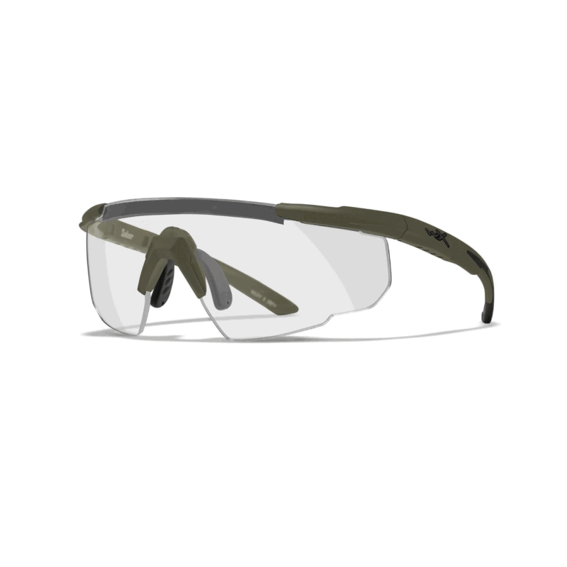 WILEY X - OCCHIALI SABER ADVANCED 3 LENSES OD GREEN FRAME GREY | CLEAR | LIGHT RUST LENS - immagine 2