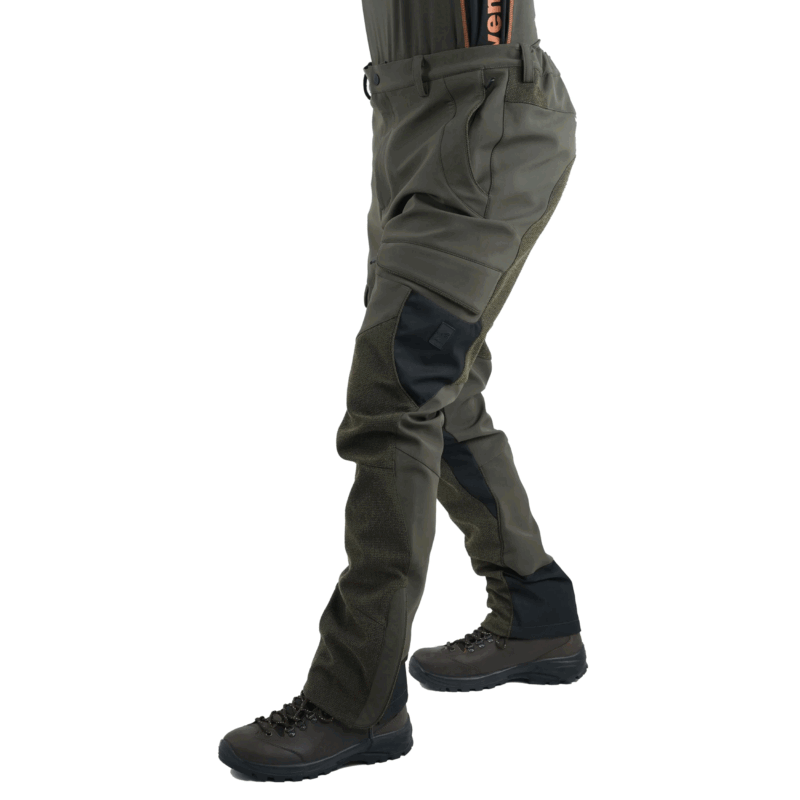 PANTALONE - MASSERIA - MICROFIBRA Olive / Tono su Tono - immagine 2