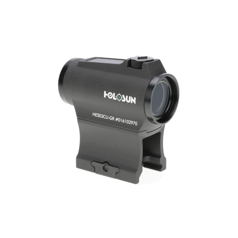 RED DOT - HOLOSUN - ELITE HE503CU-GR | 2 Moa Dot | 65 MOA Circle - immagine 3