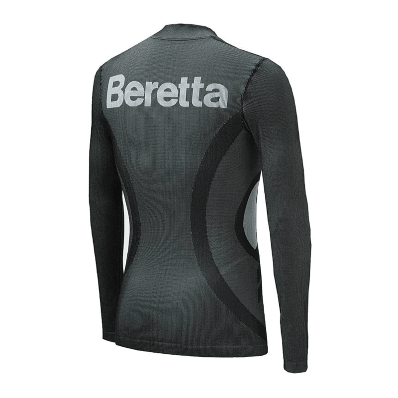BERETTA - MAGLIA TECNICA PP TECH LONG SLEEVES Black & Gray - immagine 2