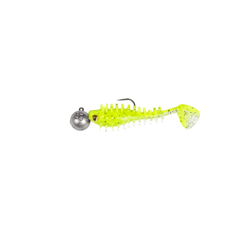 FOX RAGE - ULTRA UV MICRO SPIKEYFRY LOADED 4cm 1.5" Jig Head 3g | Hook 4 | MIXED (4PZ) - immagine 2