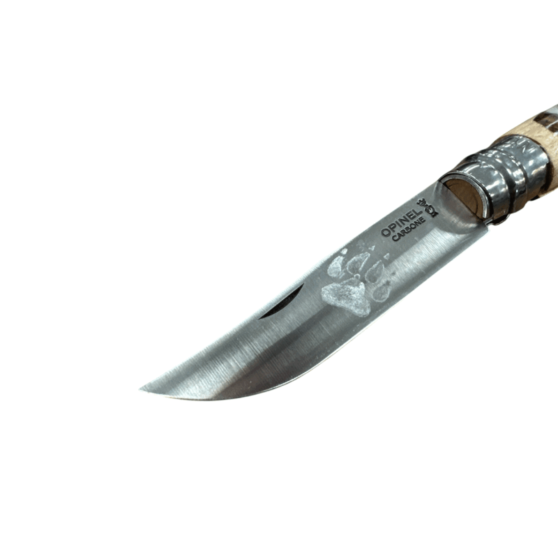 COLTELLO - OPINEL -  N.9 CARBONE REALIZZATO A MANO CON PASTORE ABRUZZESE - immagine 3