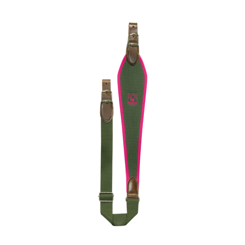 RISERVA - TRACOLLA CARABINA CORDURA NATURELLE Verde/Rosa