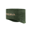 RISERVA - FASCIA PARAORECCHIE LANA MERINOS Verde-coloniale/beige