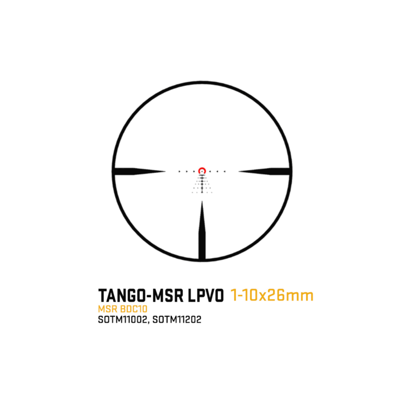 SIG SAUER - TANGO-MSR 1-10x26mm (FFP) BDC10 RETICLE - immagine 5