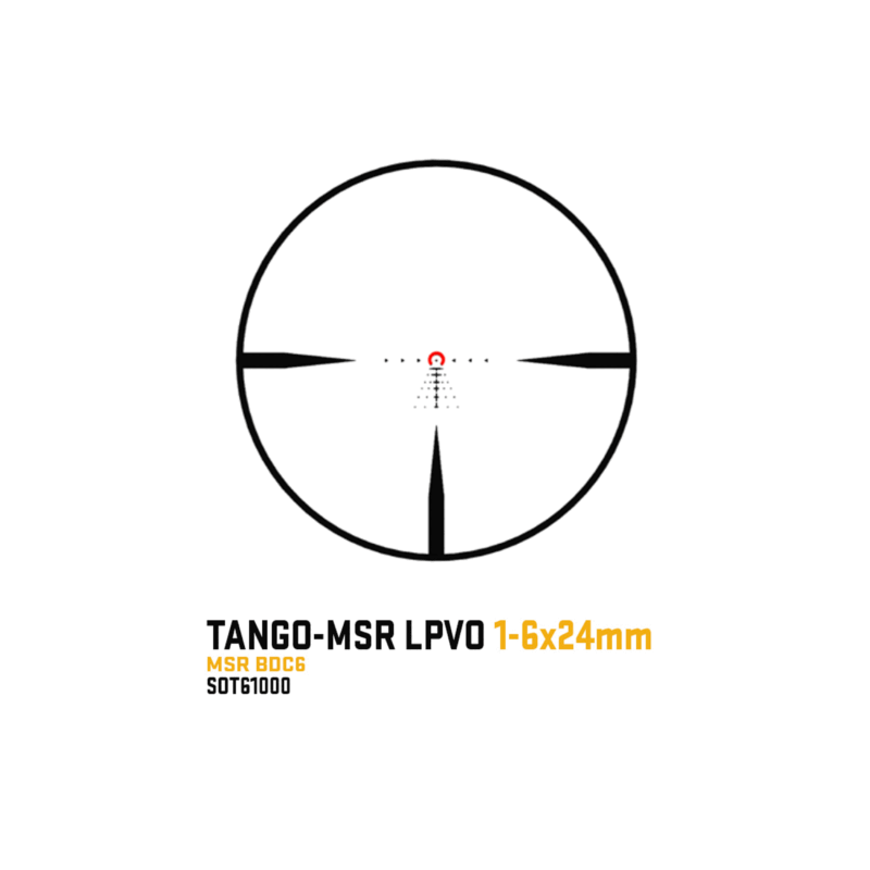 SIG SAUER - TANGO-MSR 1-6x24mm (FFP) BDC-FFP RETICLE - immagine 5