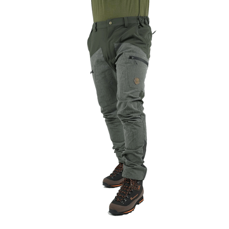 VIENT COLLECTION - PANTALONE - SOFTSHELL VP01 Olive / Tono Su Tono - immagine 3