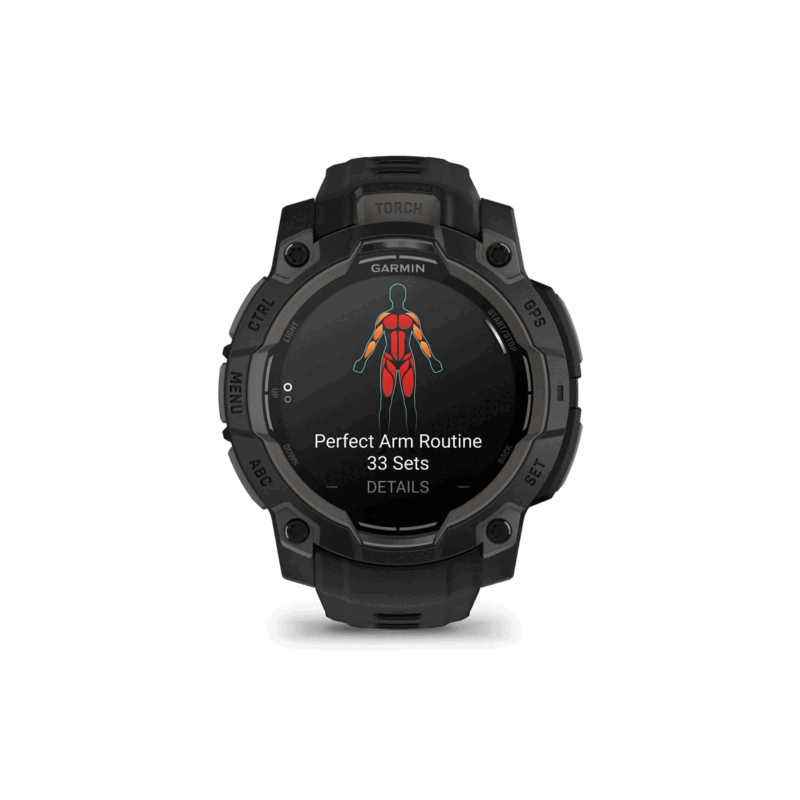 OROLOGIO - GARMIN - INSTINCT® 3 | 45MM | AMOLED | BLACK - immagine 4