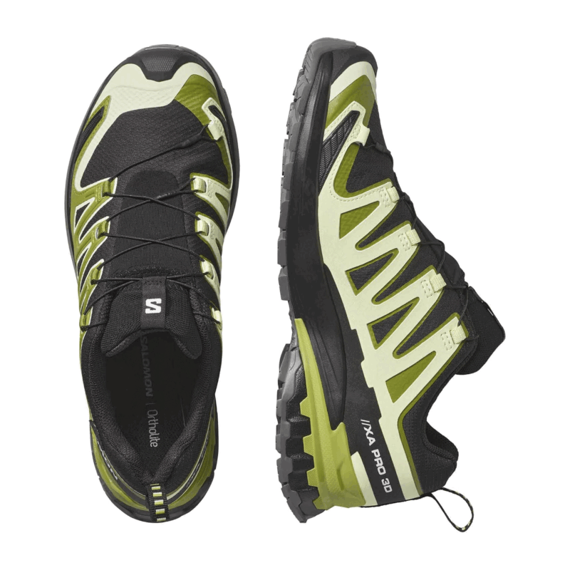 SALOMON - UOMO - XA PRO 3D V9 GTX Black / Lime Cream / Dark Citron - immagine 4