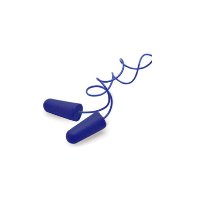 CUFFIE DA TIRO - WALKER'S - TAPPI PROTEZIONE FOAM CON CORDINO BLUE