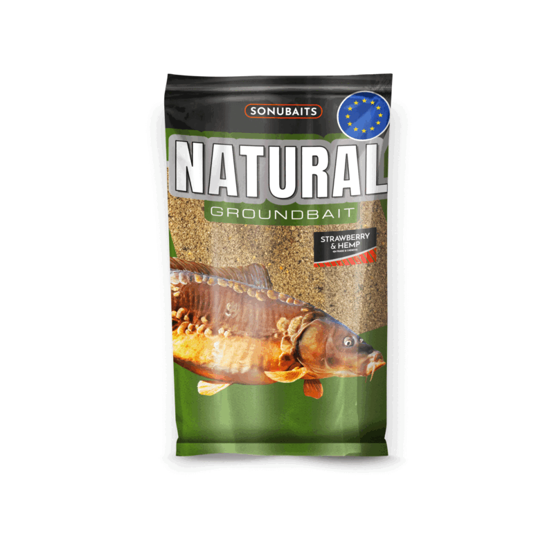 SONUBAITS - NATURAL GROUNDBAIT Strawberry & Hemp 1kg