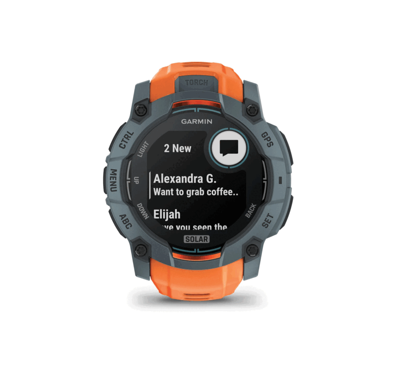 OROLOGIO - GARMIN - INSTINCT® 3 | 50MM | SOLAR | Twilight con cinturino in silicone Solstice - immagine 4
