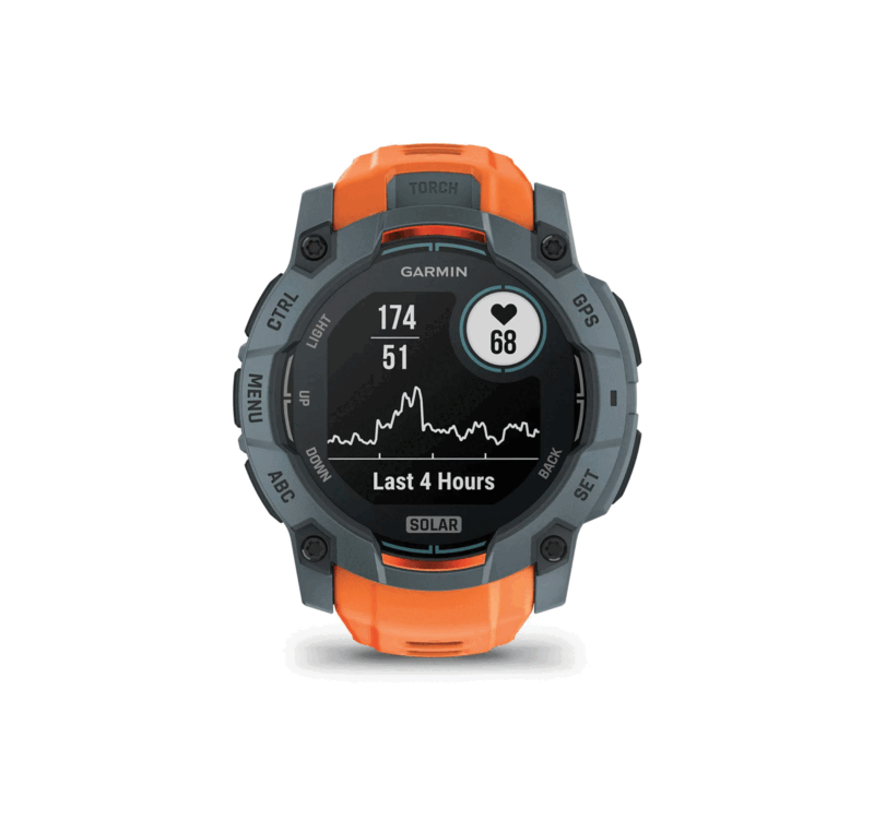 OROLOGIO - GARMIN - INSTINCT® 3 | 50MM | SOLAR | Twilight con cinturino in silicone Solstice - immagine 8