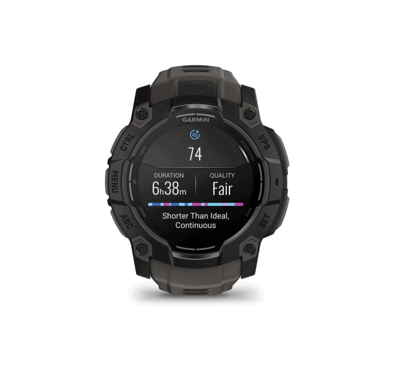 OROLOGIO - GARMIN - INSTINCT® 3 | 50MM | AMOLED | Black con cinturino silicone Charcoal - immagine 10
