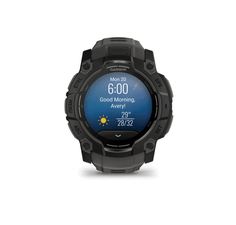 OROLOGIO - GARMIN - INSTINCT® 3 | 50MM | AMOLED | Black con cinturino silicone Charcoal - immagine 11