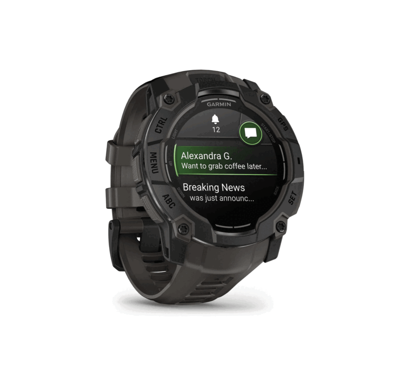 OROLOGIO - GARMIN - INSTINCT® 3 | 50MM | AMOLED | Black con cinturino silicone Charcoal - immagine 3