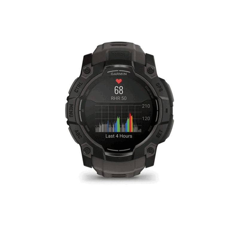 OROLOGIO - GARMIN - INSTINCT® 3 | 50MM | AMOLED | Black con cinturino silicone Charcoal - immagine 7