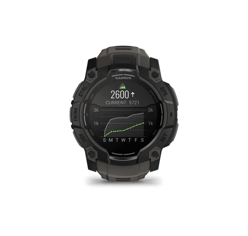OROLOGIO - GARMIN - INSTINCT® 3 | 50MM | AMOLED | Black con cinturino silicone Charcoal - immagine 9