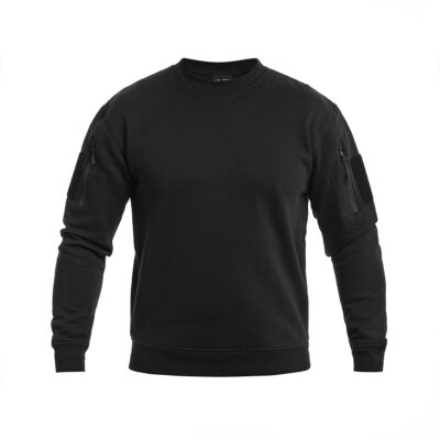 Alternative view of FELPA - MIL-TEC - TACTICAL SWEATSHIRT RUNDHALS Black