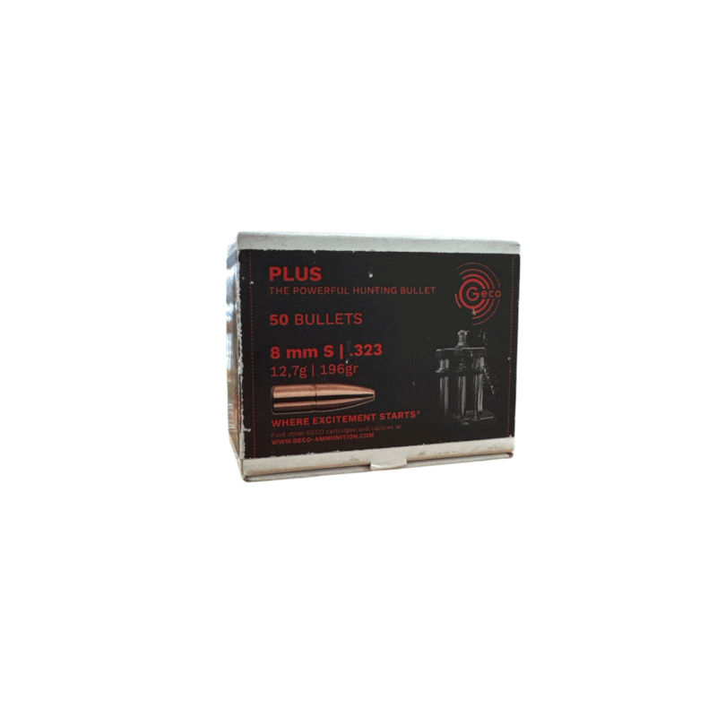 PALLE DA RICARICA - GECO - PLUS 8mm S | .323 12,7g | 196gr (50pz)