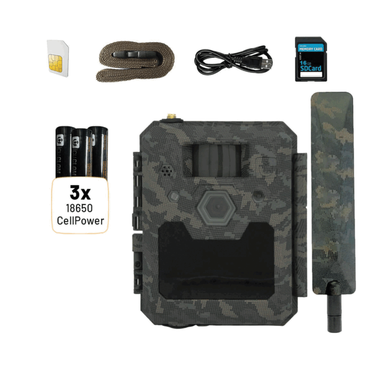 FOTOTRAPPOLA - ICU CLOM CAM6 - 4G/LTE - Foto/Video + 2.000 COIN (scheda SD 16Gb+8AA) - immagine 7