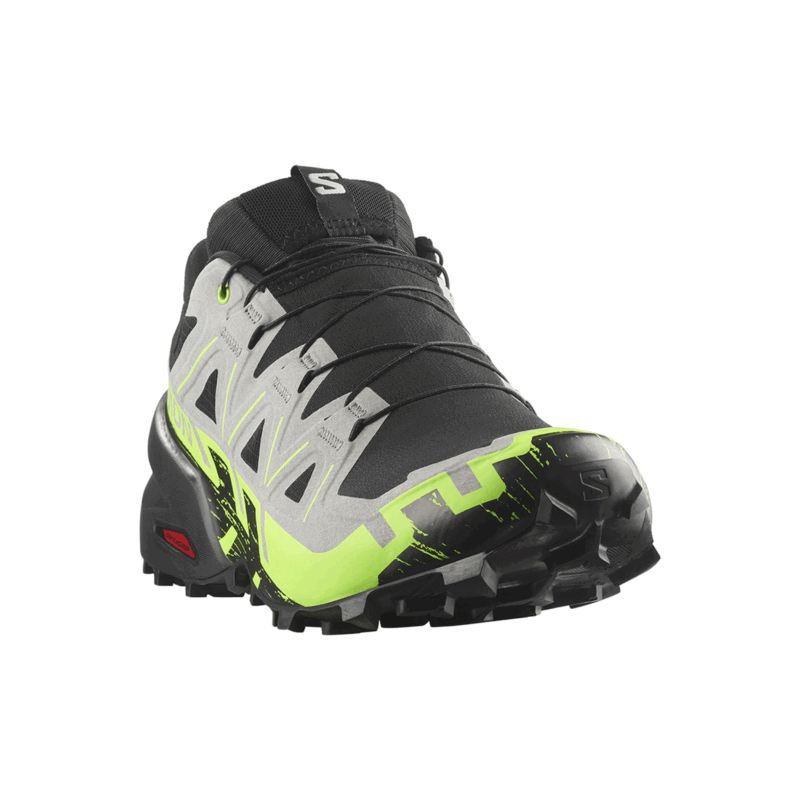 SALOMON - UOMO - SPEEDCROSS 6 GTX Black / Alloy / Green Geco - immagine 2