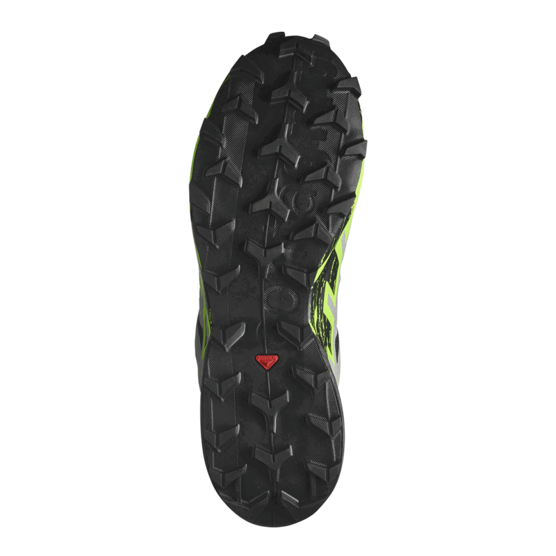 SALOMON - UOMO - SPEEDCROSS 6 GTX Black / Alloy / Green Geco - immagine 4