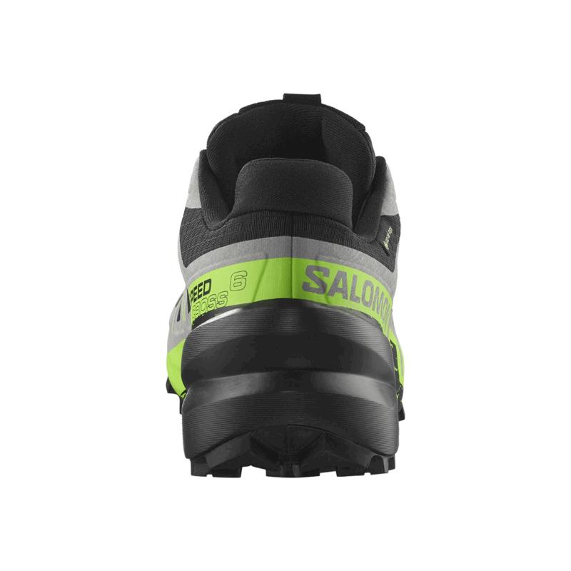SALOMON - UOMO - SPEEDCROSS 6 GTX Black / Alloy / Green Geco - immagine 5