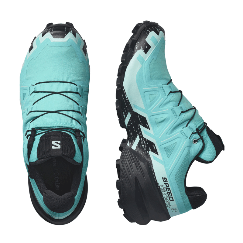 SALOMON - DONNA - SPEEDCROSS 6 GTX W Blue Curacao / Black / Iced Aqua - immagine 6