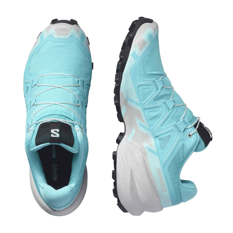 SALOMON - DONNA - SPEEDCROSS 6 W Blue Curacao / Lunar Rock / Iced Aqua - immagine 6