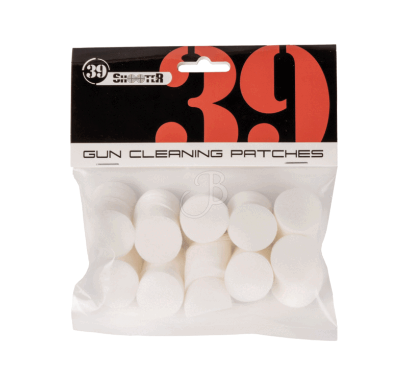 39 SHOOTER - GUN CLEANING PATCHES 1" (600pz)