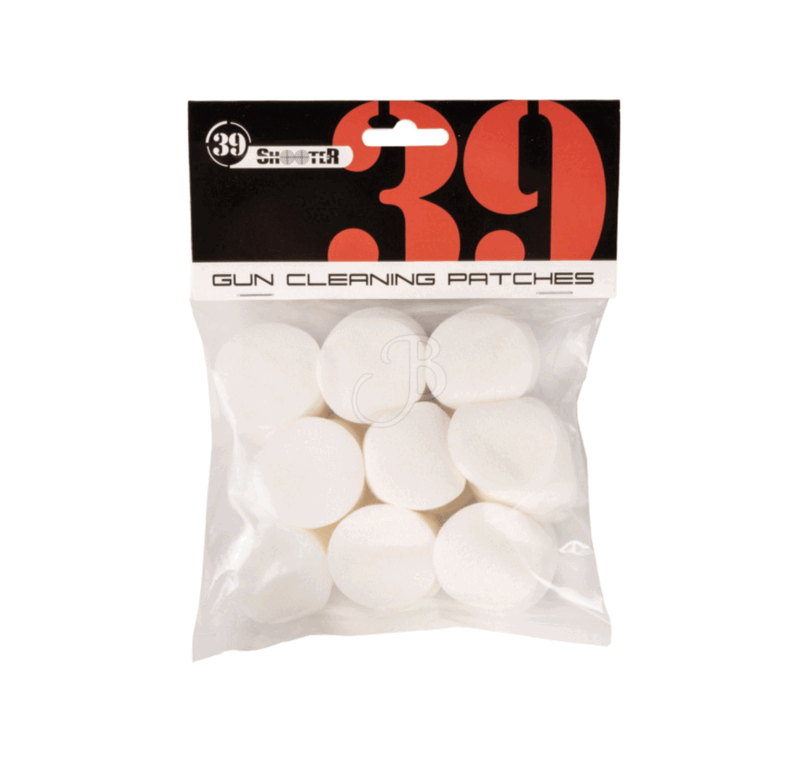 39 SHOOTER - GUN CLEANING PATCHES 1 1/2" (500pz)